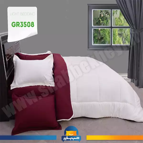 فروشگاه شب بخیر - cream-sports-bedding-set,-crimson-code-3506