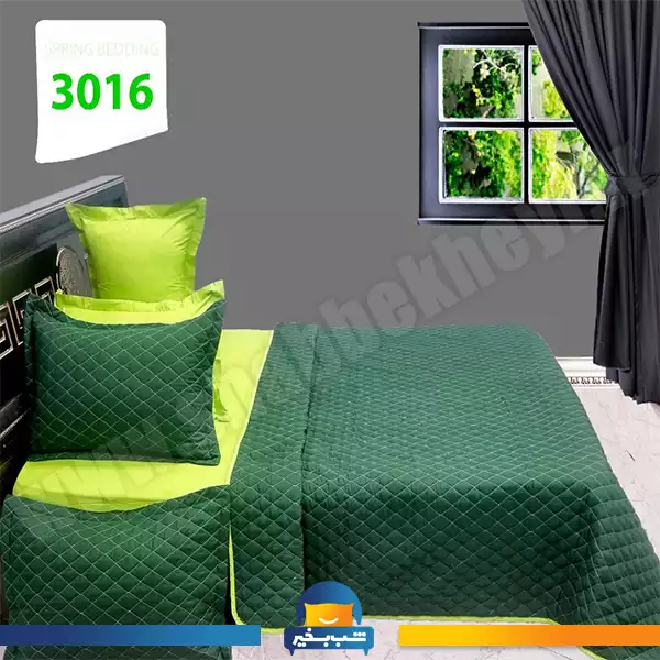 فروشگاه شب بخیر - four-season-phosphorescent-and-green-quilt-set-code-3016