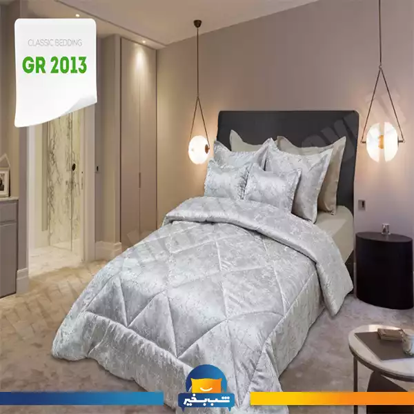 فروشگاه شب بخیر - nescafe-jacquard-velvet-quilt-set-code-2013